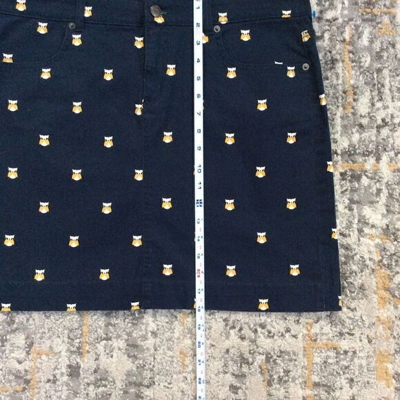 G.H.BASS & CO SKIRT WITH OWLS! EUC! SIZE 12 - Picture 5 of 7
